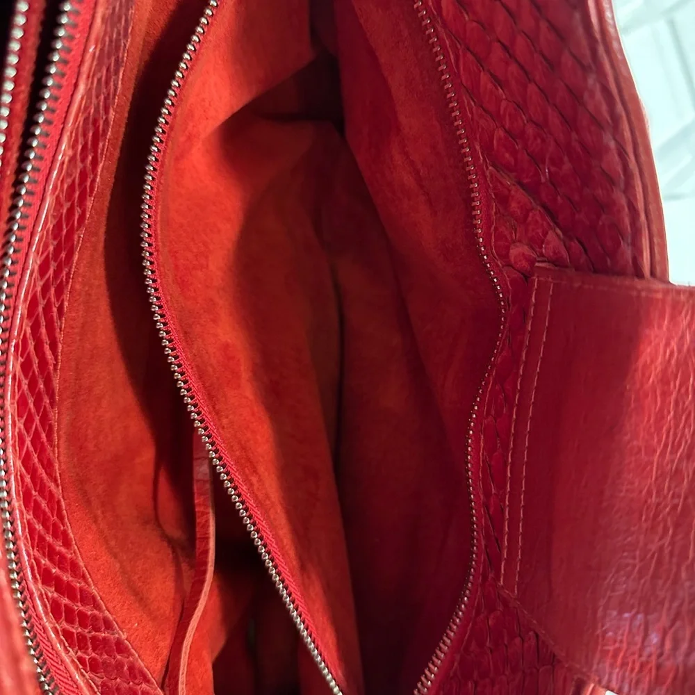 Red Python Women's Bag - Picture 9 of 11